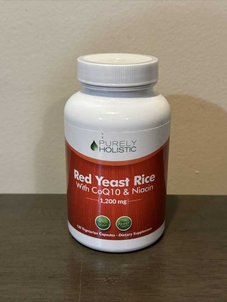 How much CoQ10 with 1200 mg red yeast rice