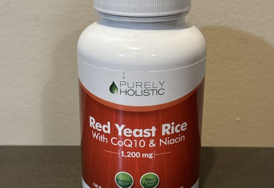 How much CoQ10 with 1200 mg red yeast rice