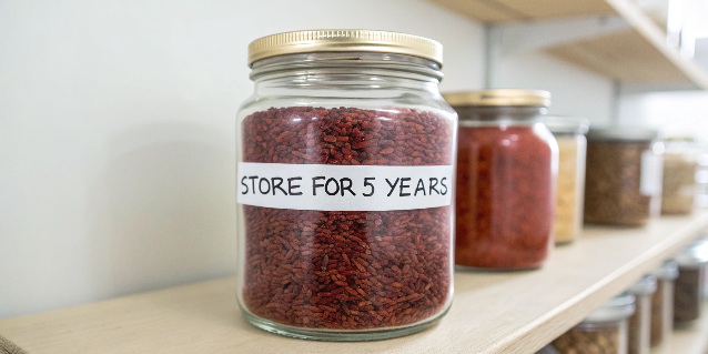 How to Store Red Yeast Rice for 5 Years