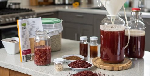 How to brew red yeast rice kombucha