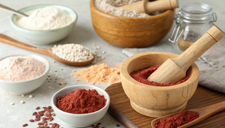 How to grind red yeast rice into baking flour