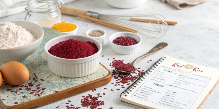 How to use red yeast rice in gluten-free baking