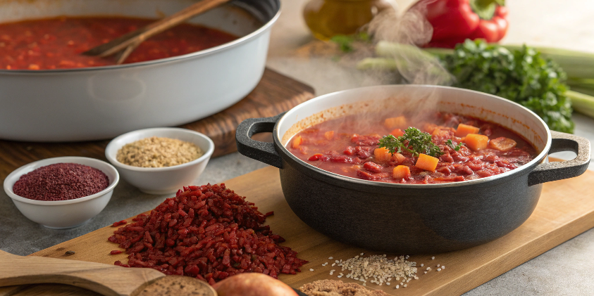How to use red yeast rice in soups