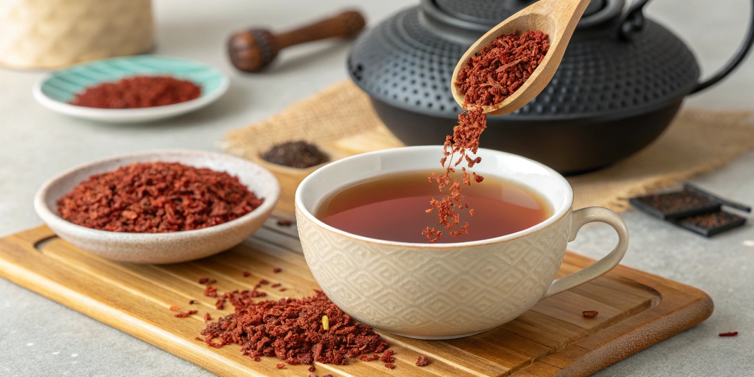 How to use red yeast rice in teas