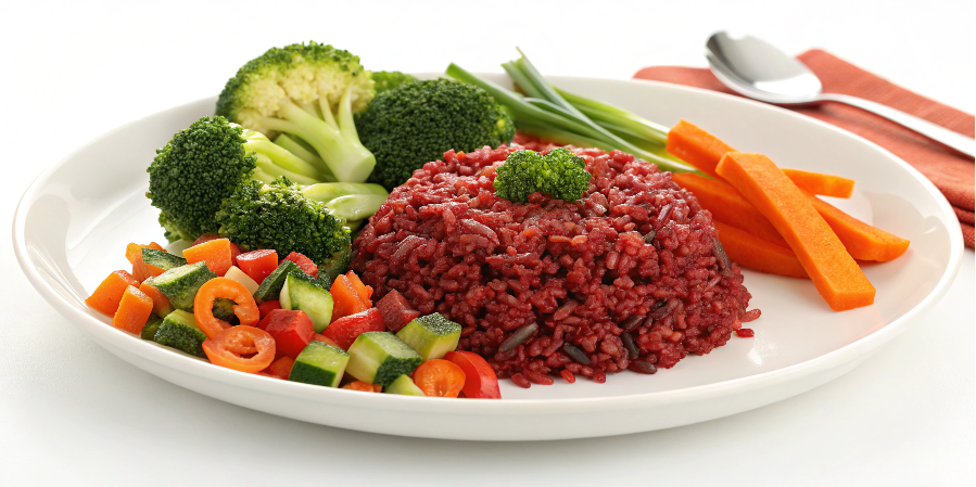 Red Yeast Rice Vegetarian Meal Recipes