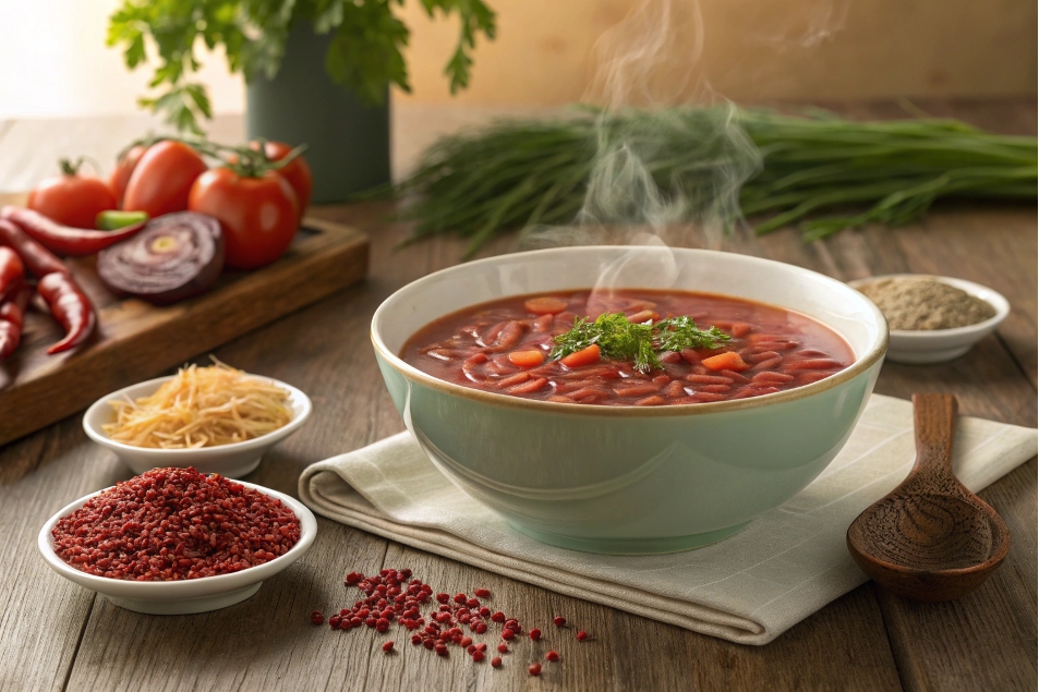 What soups maximize red yeast rice benefits