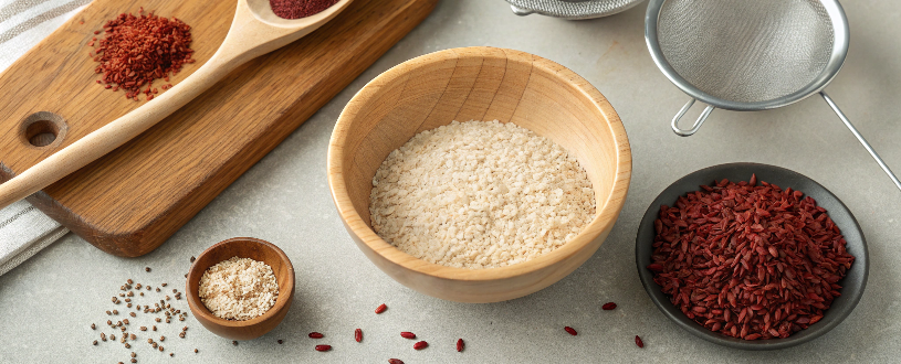 What tools are needed for making red yeast rice