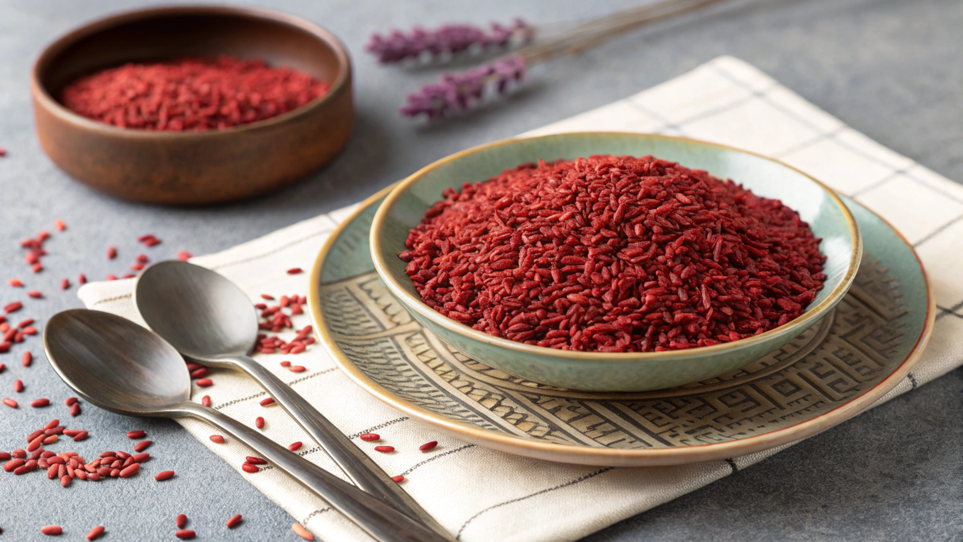Why avoid metal spoons with red yeast rice